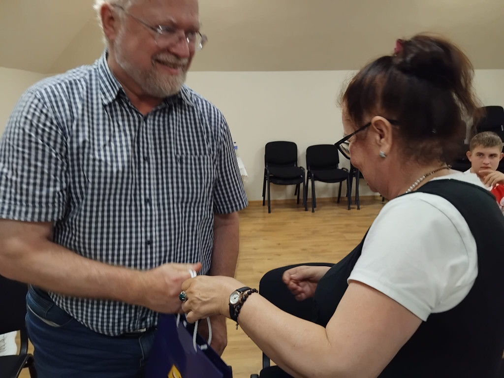 Spotkanie z młodzieżą w Maryninie
