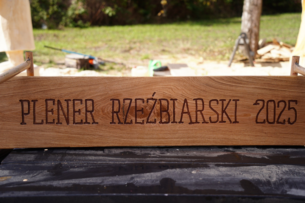 Plener rzeźbiarski w Komarówce Podlaskiej