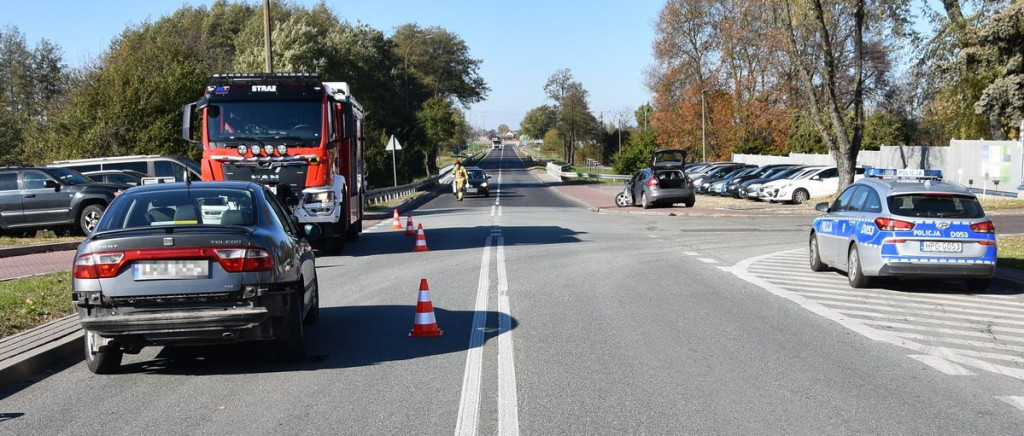 Wypadek na ul. Kleeberga w Radzyniu