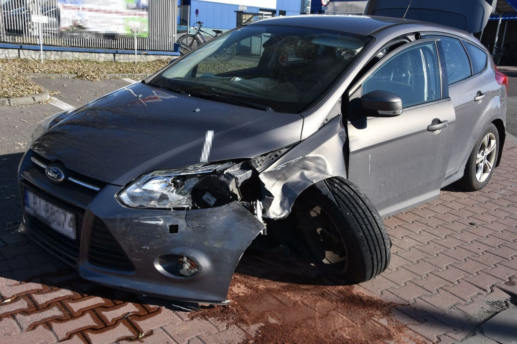 Wypadek na ul. Kleeberga w Radzyniu