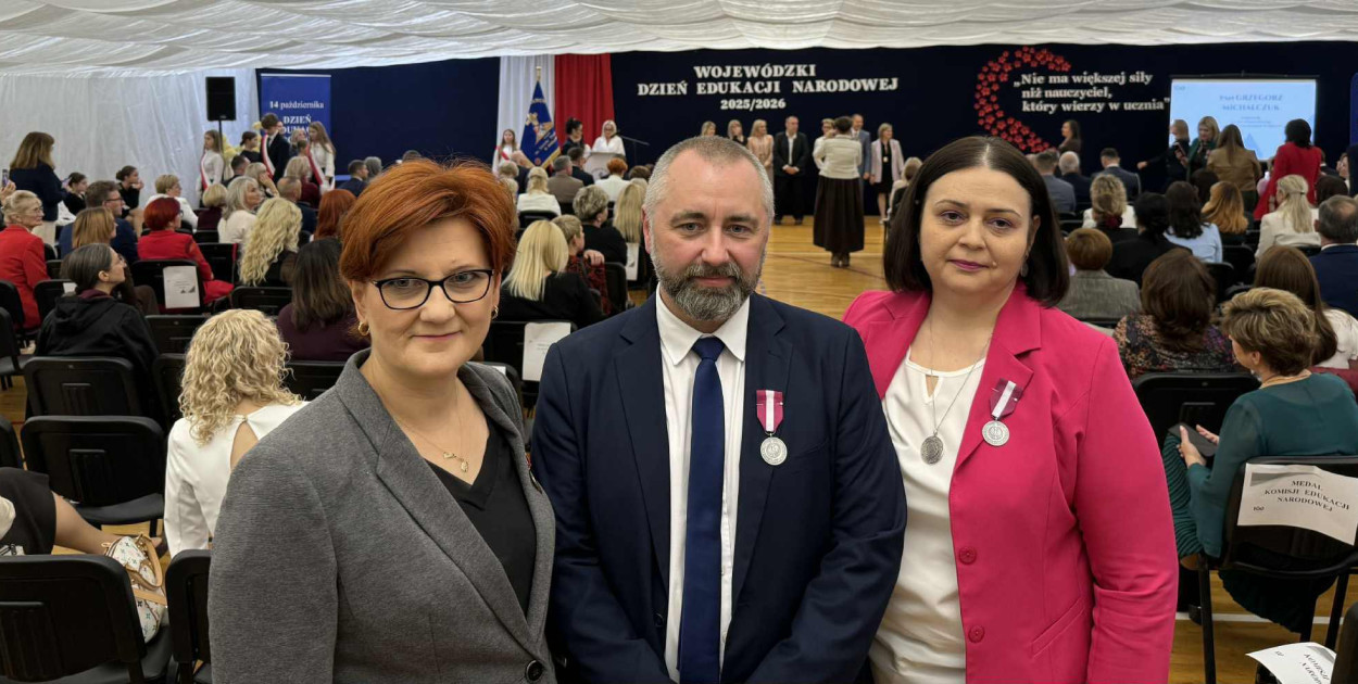 Nauczyciele z I LO odznaczeni