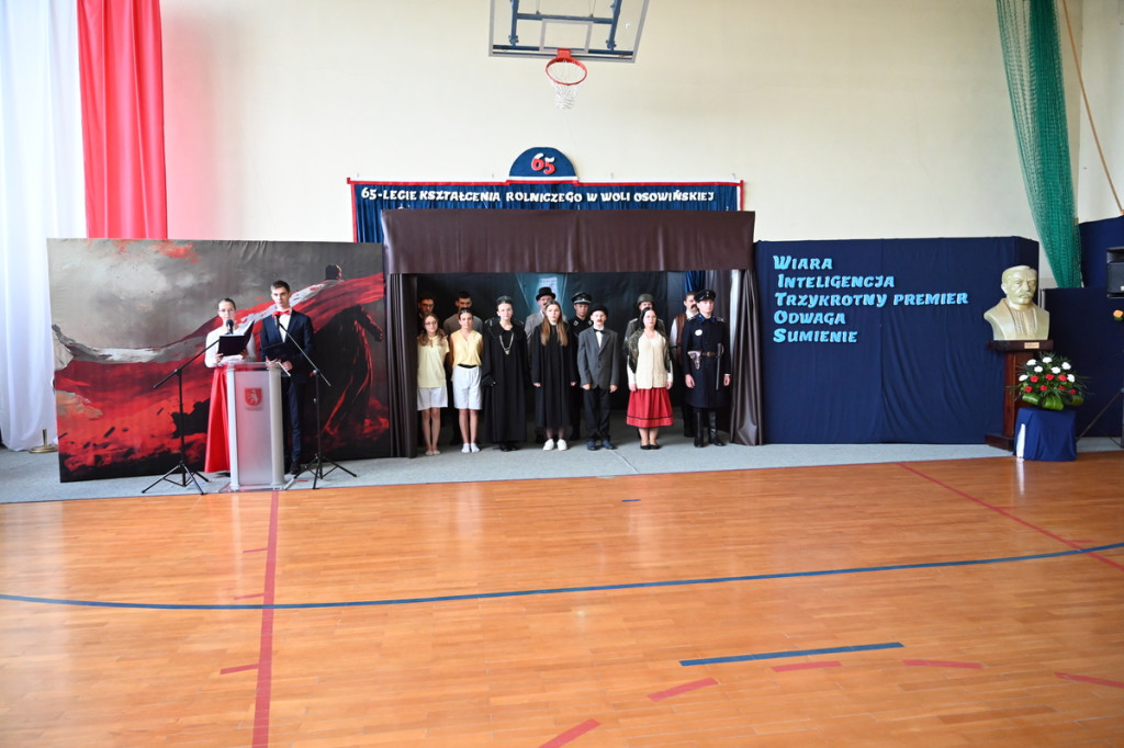 Uroczystość 65-lecia ZSR w Woli Osowińskiej