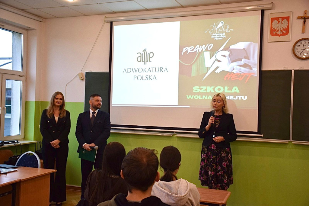 Spotkanie uczniów ZSP z adwokatami