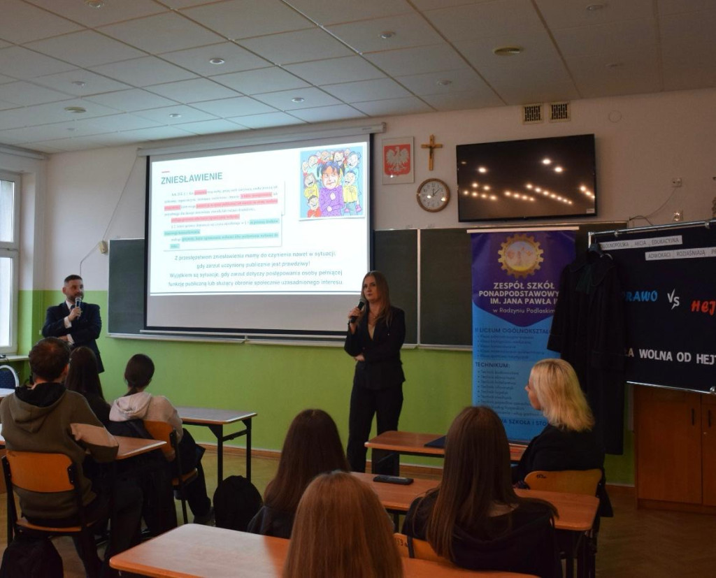 Spotkanie uczniów ZSP z adwokatami