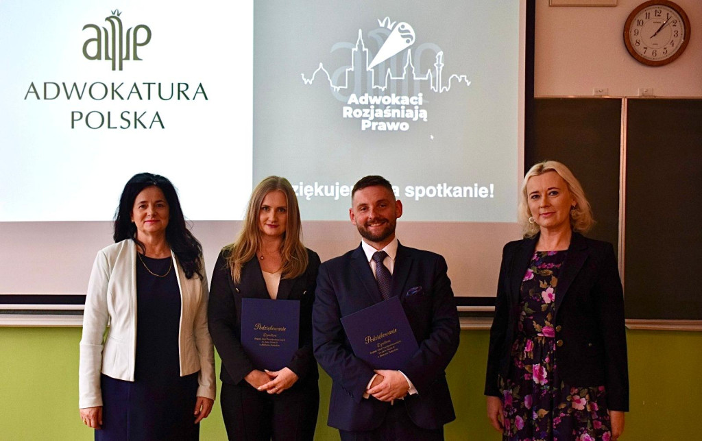 Spotkanie uczniów ZSP z adwokatami