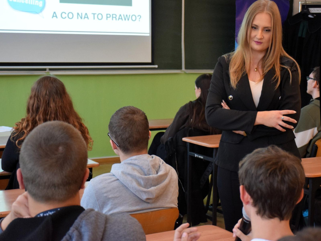 Spotkanie uczniów ZSP z adwokatami