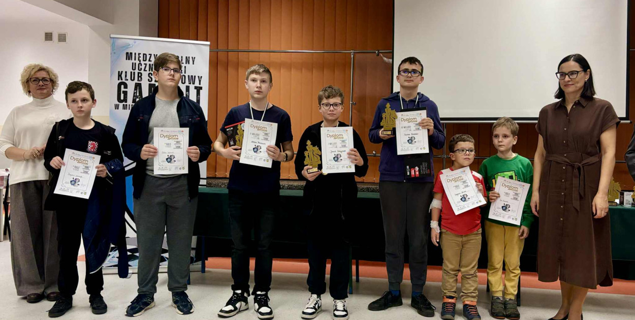 Radzyńscy szachiści na turnieju w Międzyrzecu