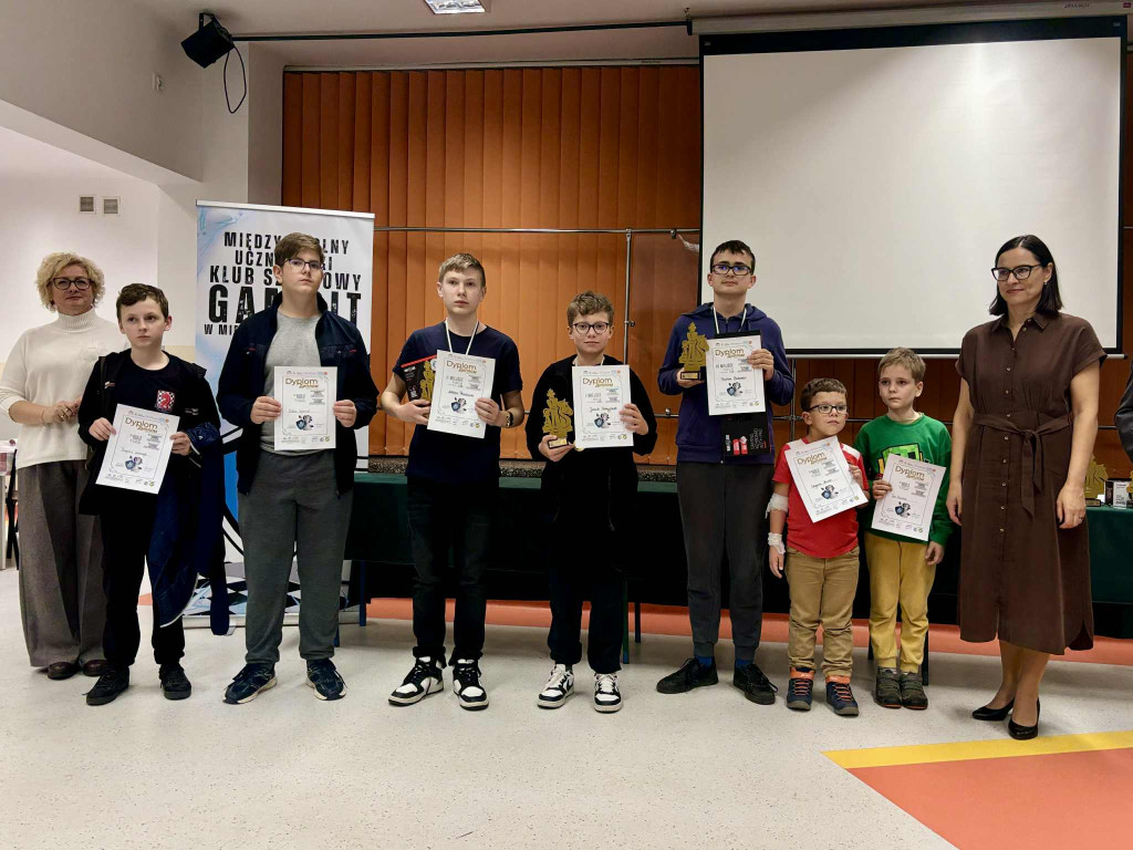 Radzyńscy szachiści na turnieju w Międzyrzecu