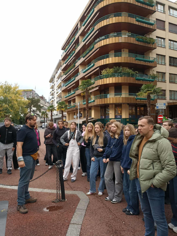 Wycieczka z I LO do Szwajcarii