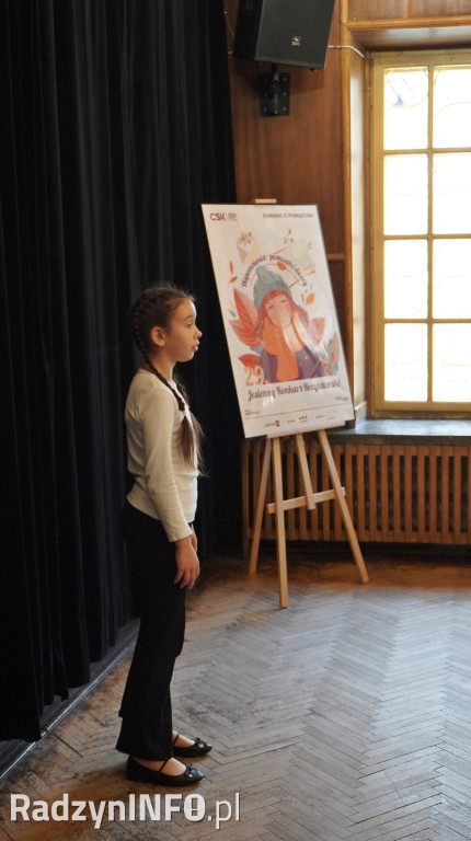 Powiatowy etap Jesiennego Konkursu Recytatorskiego