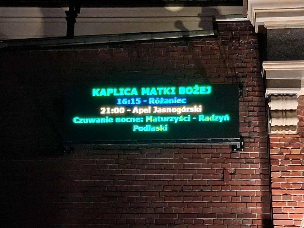 Maturzyści z I LO na Jasnej Górze