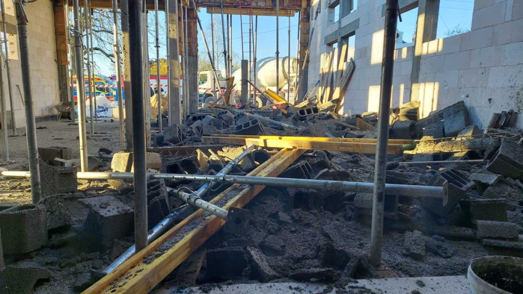 Katastrofa budowlana w Przegalinach Dużych