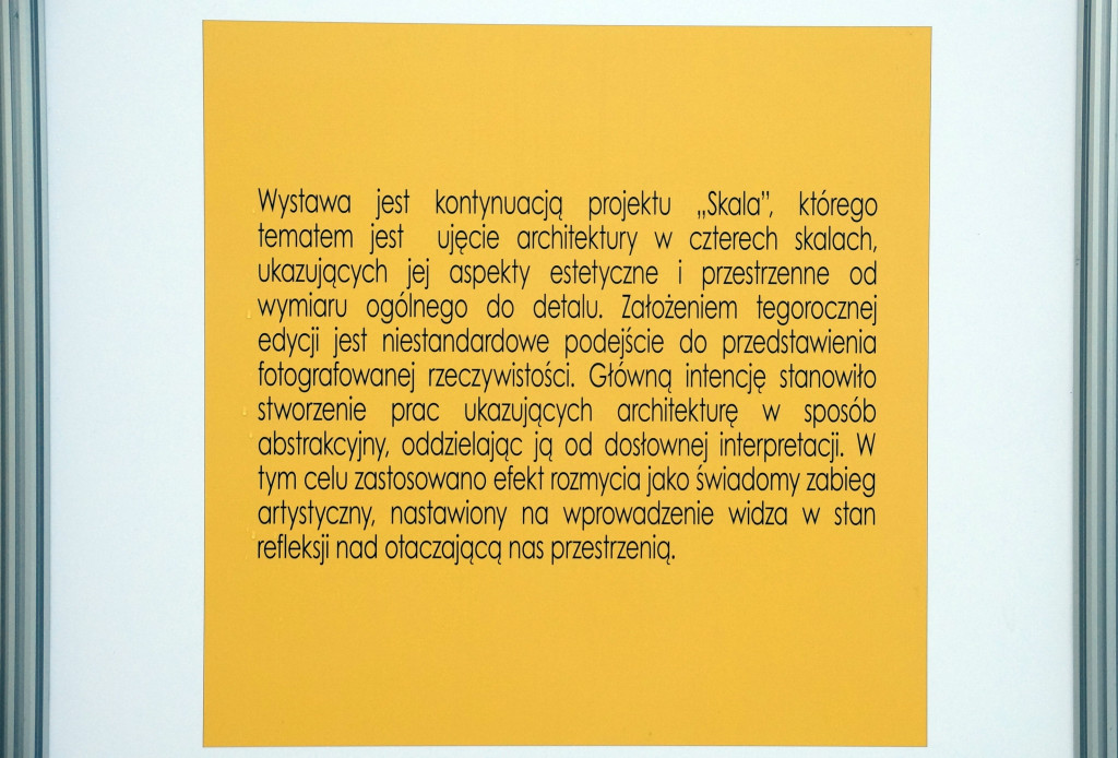 Wystawa fotografii >>Skala II<<