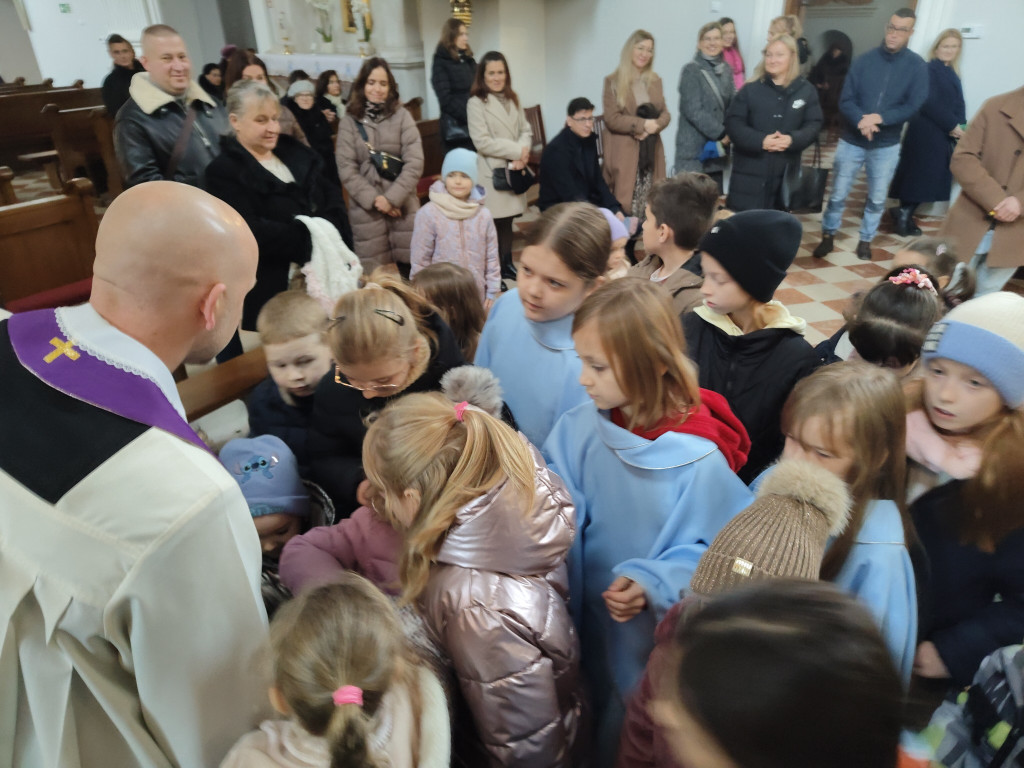 Wizyta harcerzy z ZHR w kościele