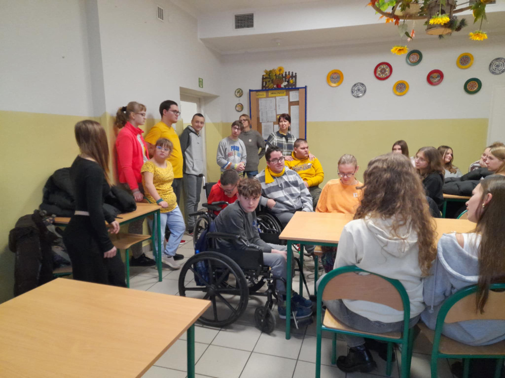 Spotkanie uczniów I LO i SOSW