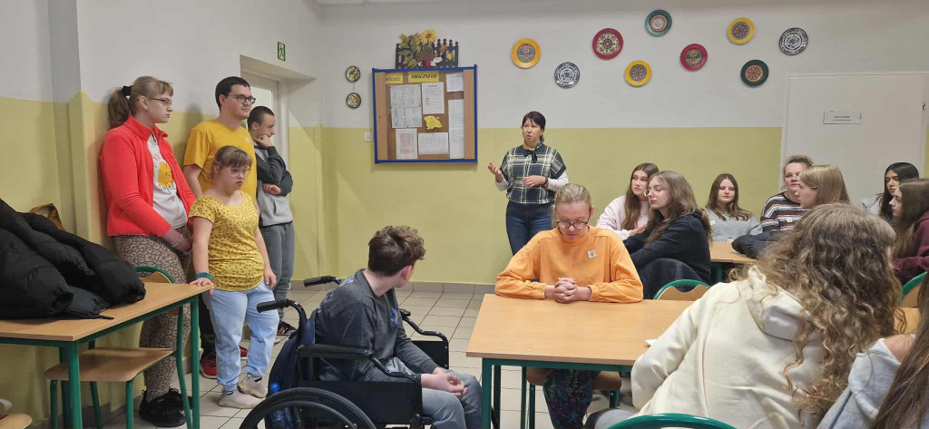 Spotkanie uczniów I LO i SOSW