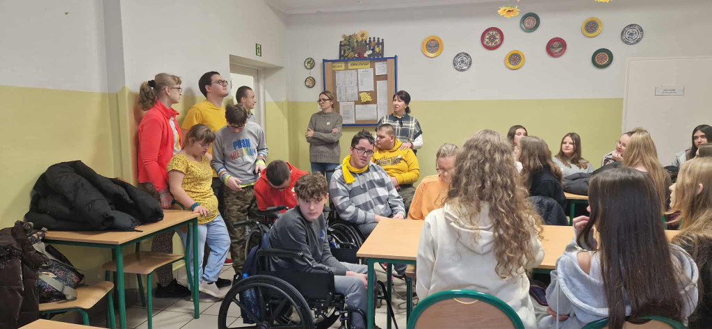 Spotkanie uczniów I LO i SOSW