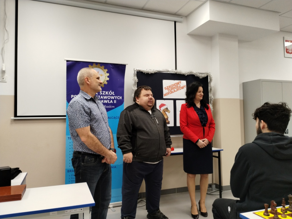 Mikołajkowy Turniej Szachowy w ZSP