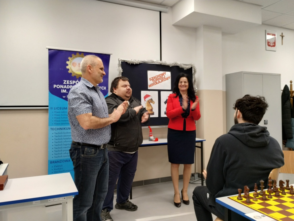Mikołajkowy Turniej Szachowy w ZSP
