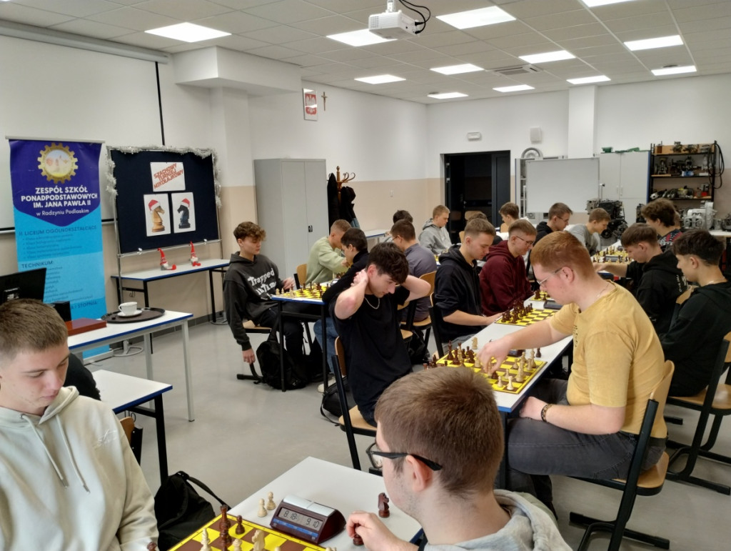 Mikołajkowy Turniej Szachowy w ZSP
