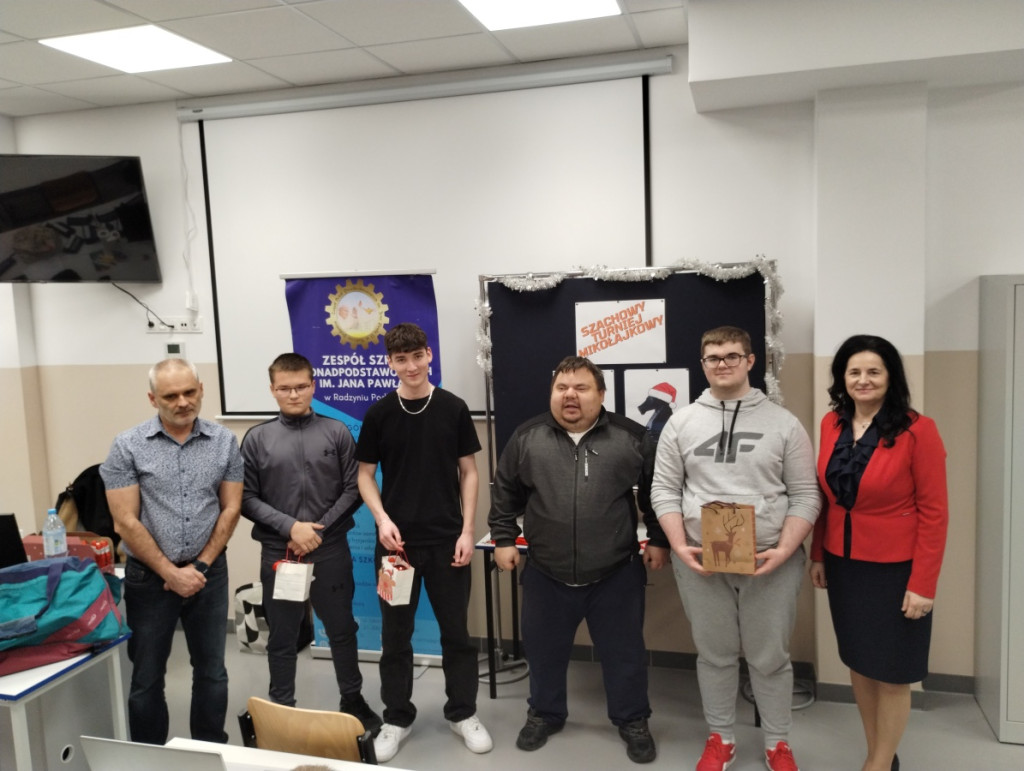 Mikołajkowy Turniej Szachowy w ZSP