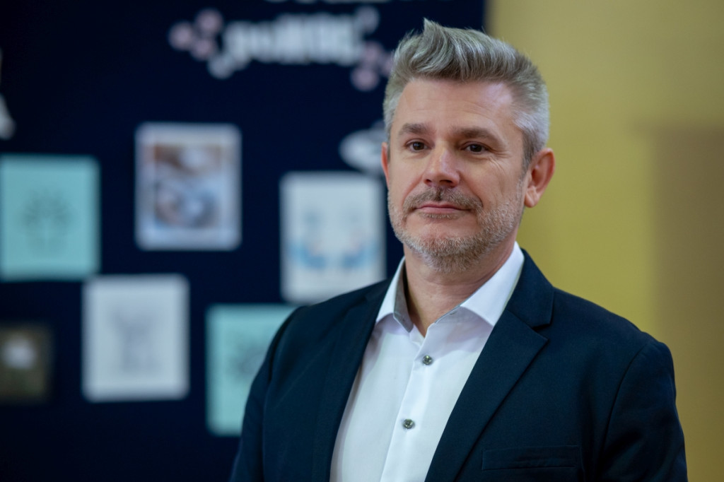 Spotkanie uczniów I LO z prezesem Spomleku