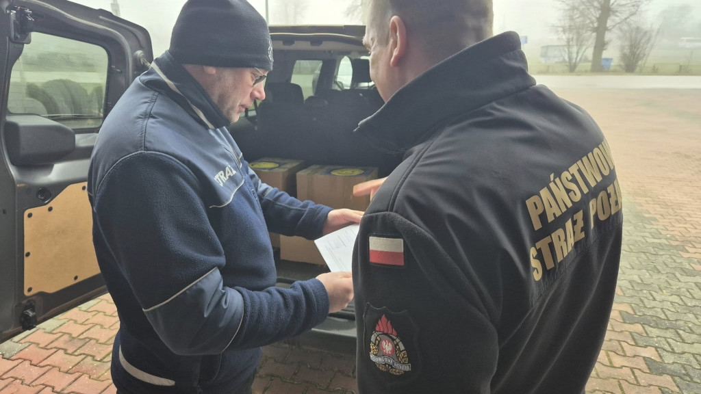 Udział strażaków w akcji charytatywnej