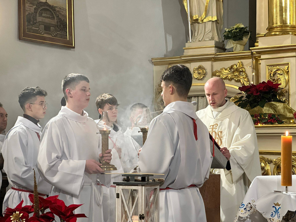 Pasterka w parafii Trójcy Św.