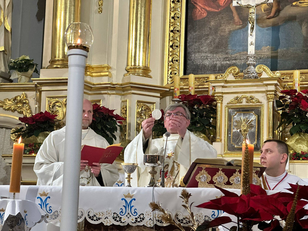 Pasterka w parafii Trójcy Św.