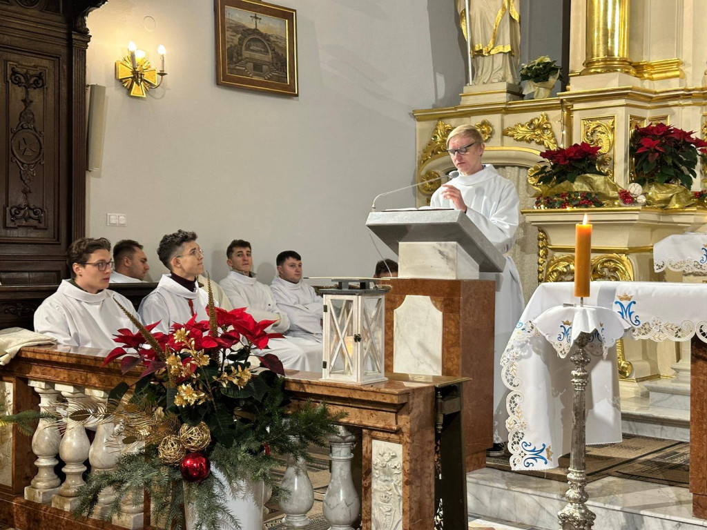 Pasterka w parafii Trójcy Św.