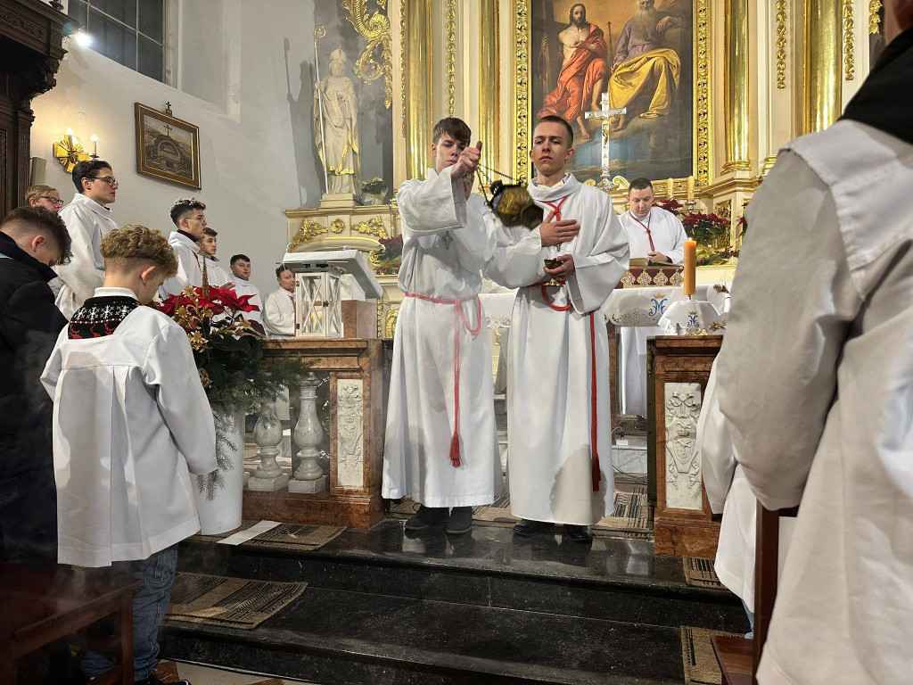 Pasterka w parafii Trójcy Św.