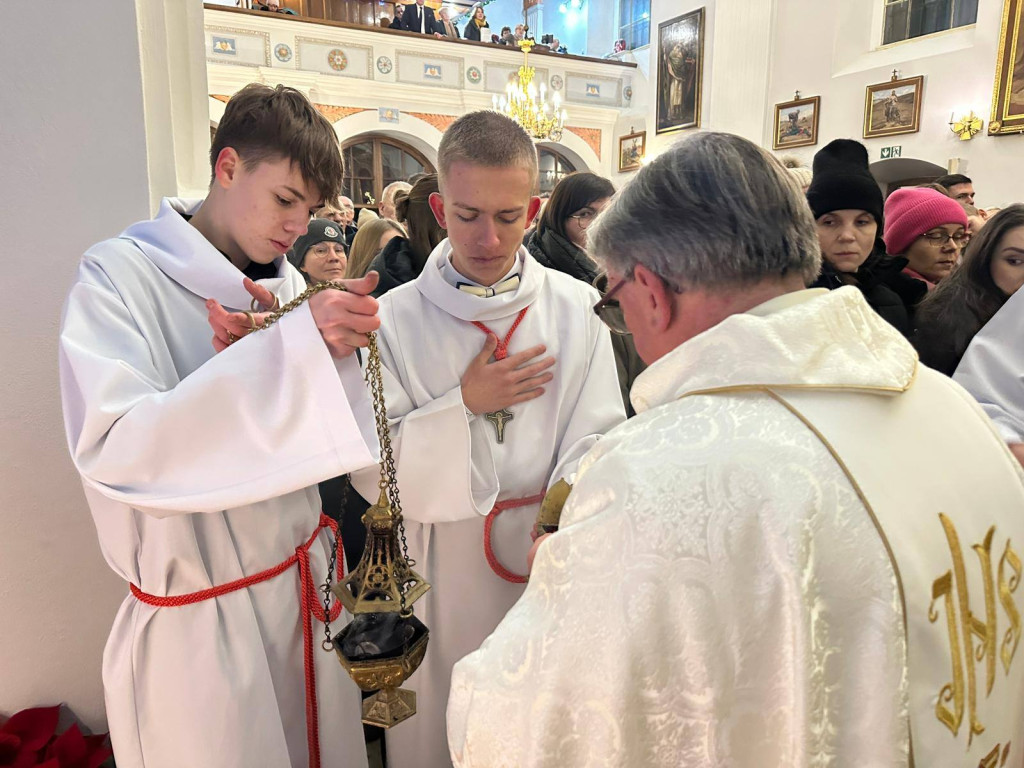 Pasterka w parafii Trójcy Św.