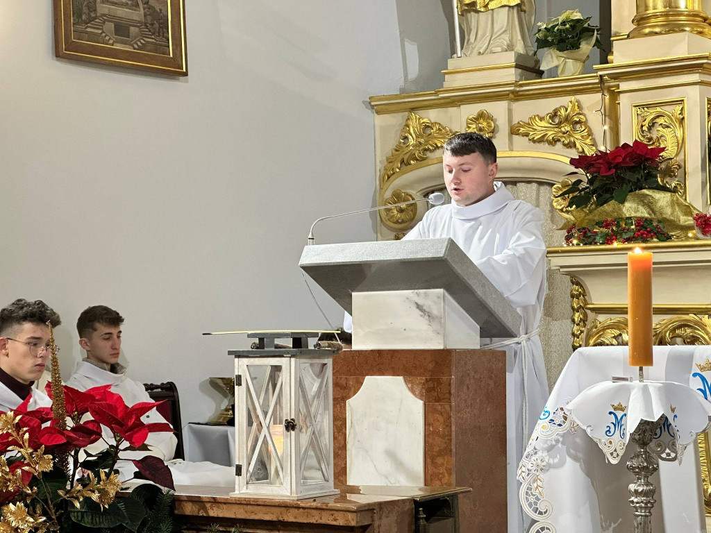 Pasterka w parafii Trójcy Św.