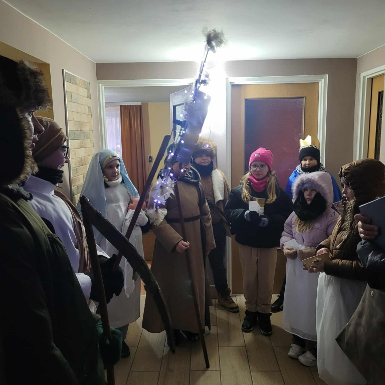 Kolędnicy misyjni w parafii św. Anny