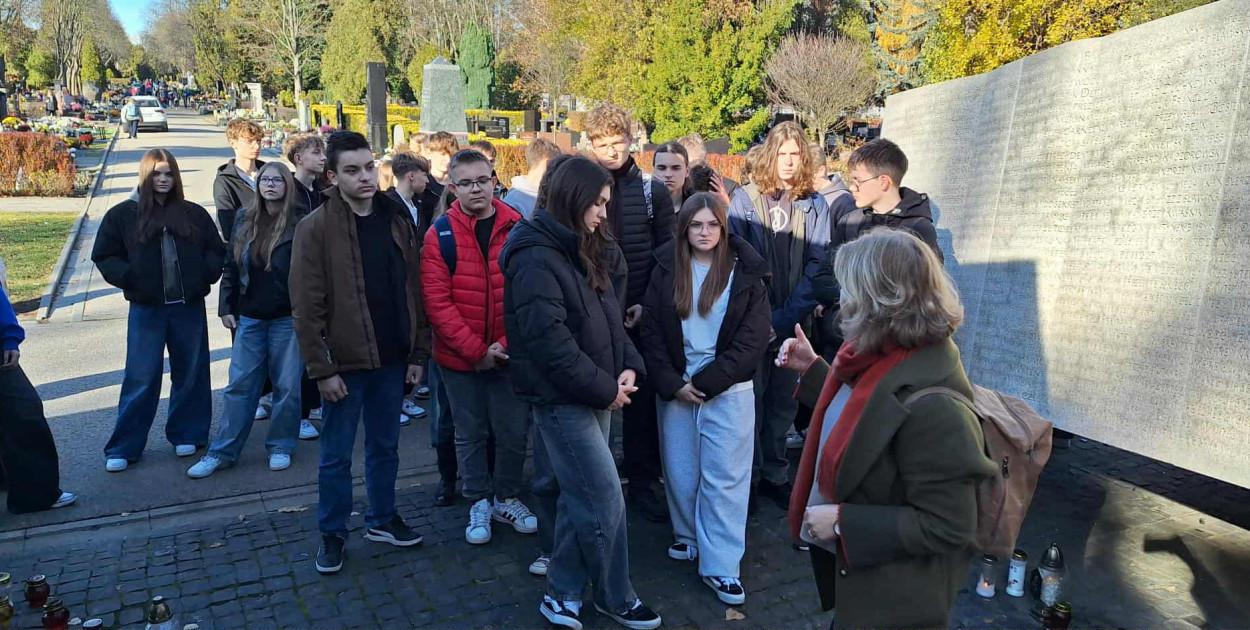 Wycieczka z I LO do Warszawy