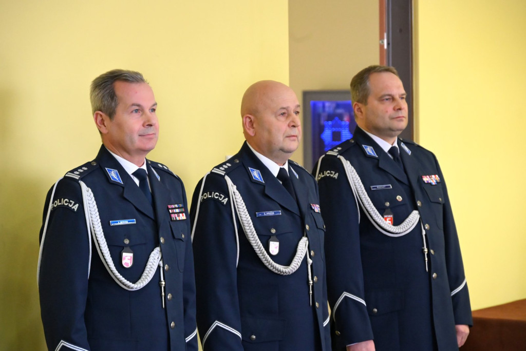 Pożegnanie komendanta policji w Radzyniu