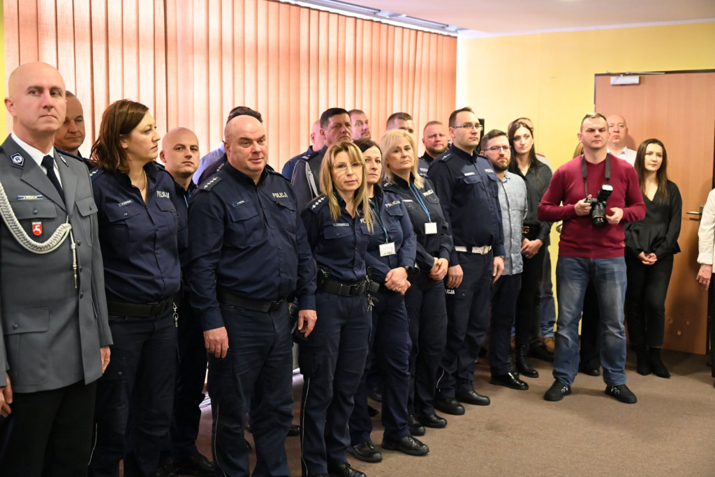 Pożegnanie komendanta policji w Radzyniu