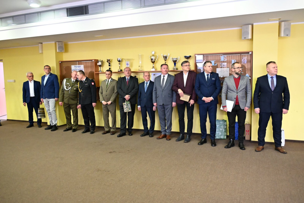 Pożegnanie komendanta policji w Radzyniu