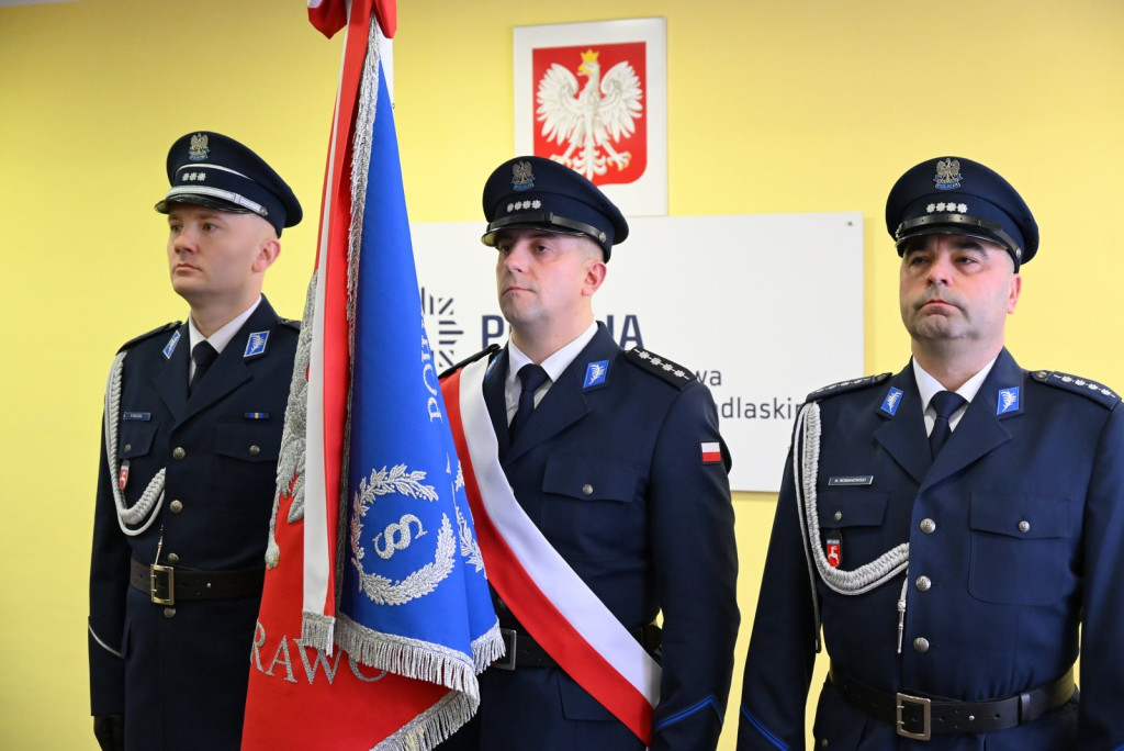 Pożegnanie komendanta policji w Radzyniu