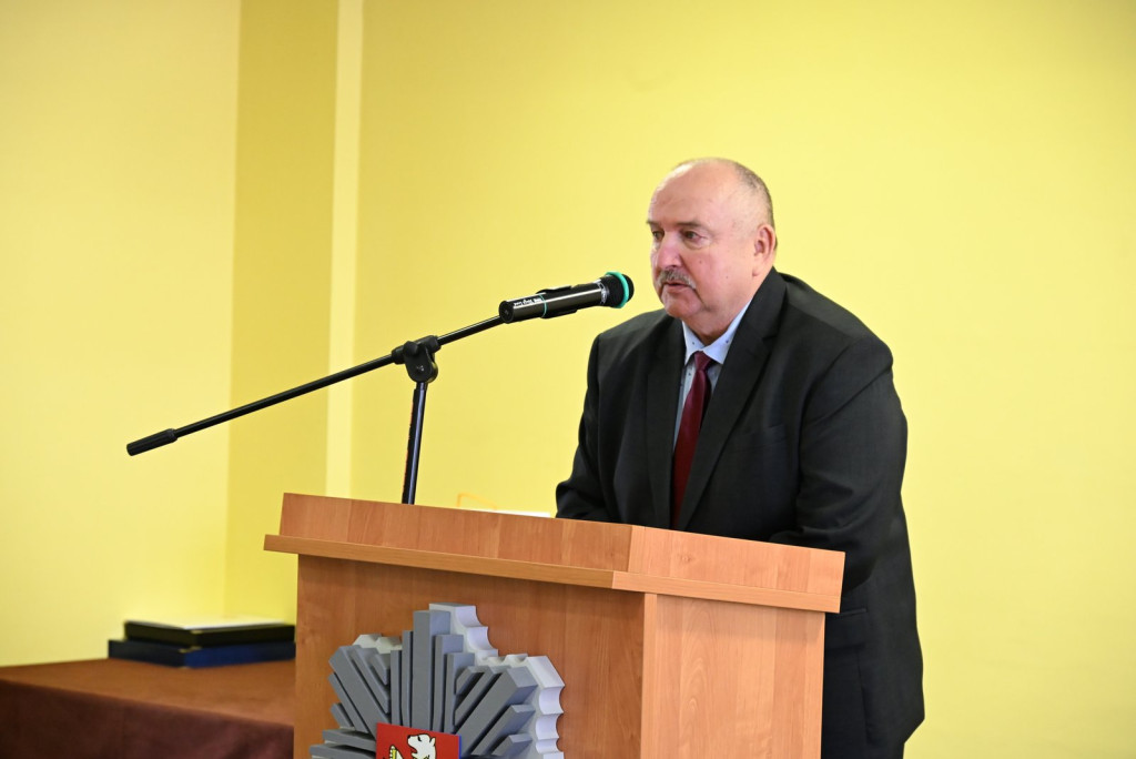 Pożegnanie komendanta policji w Radzyniu