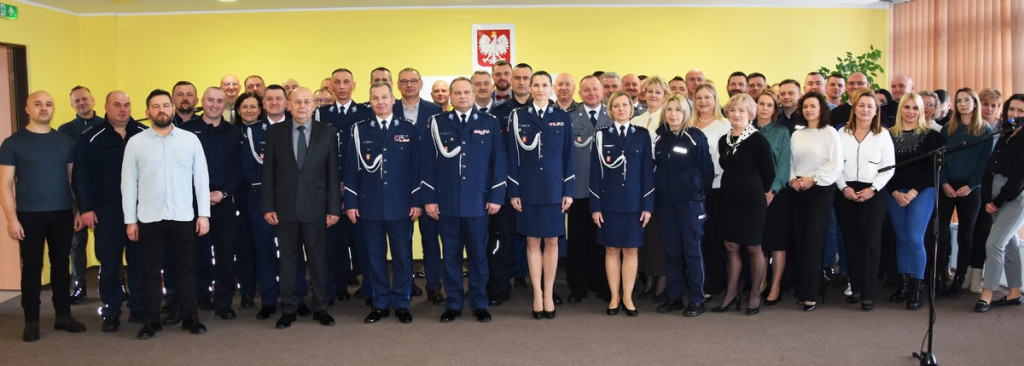 Powitanie nowego komendanta policji w Radzyniu