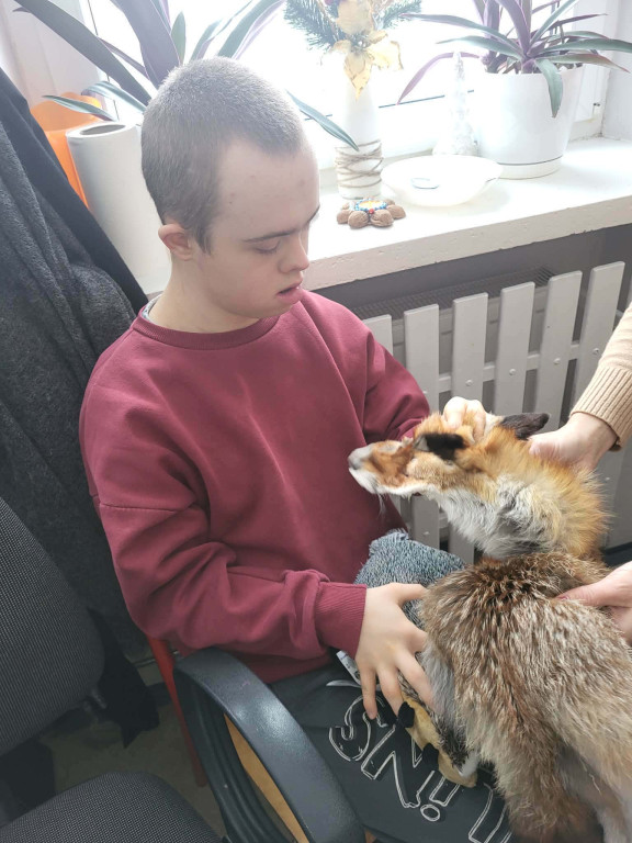 Warsztaty w SOSW z pracownicą Nadleśnictwa