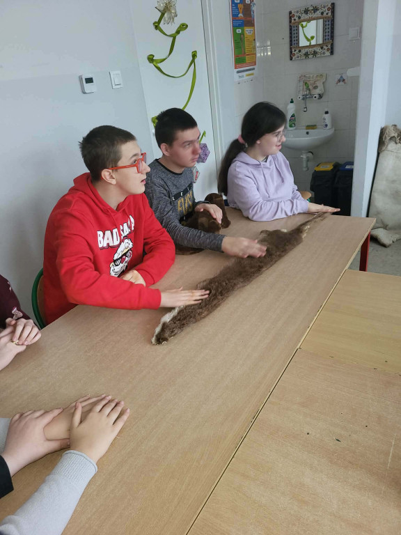 Warsztaty w SOSW z pracownicą Nadleśnictwa