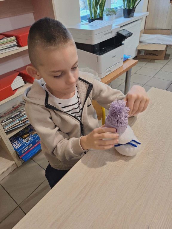 Zajęcia >>Bezpieczna zima<< dla uczniów SOSW