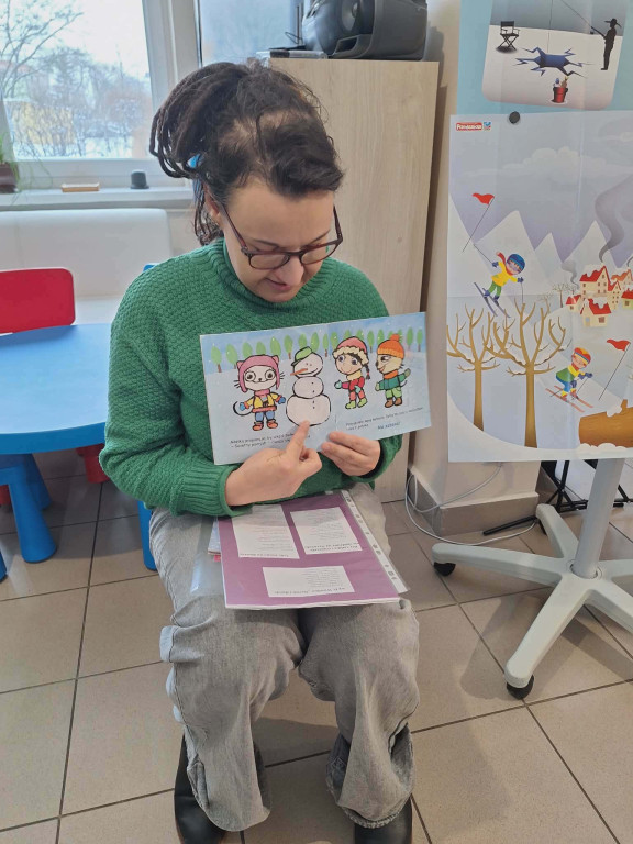 Zajęcia >>Bezpieczna zima<< dla uczniów SOSW