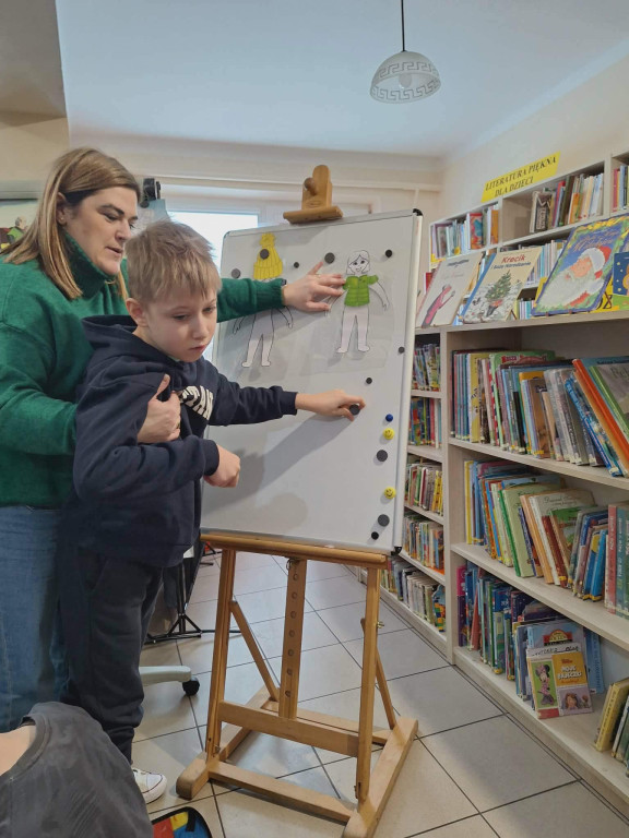 Zajęcia >>Bezpieczna zima<< dla uczniów SOSW