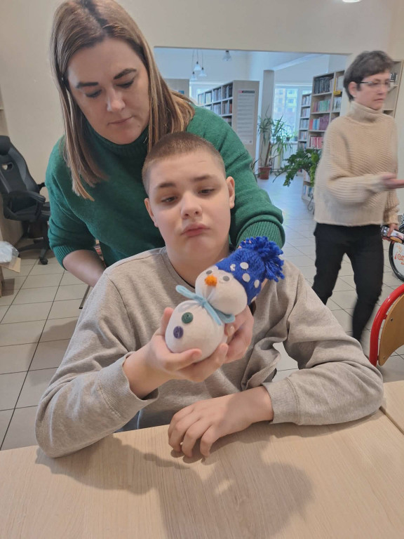 Zajęcia >>Bezpieczna zima<< dla uczniów SOSW