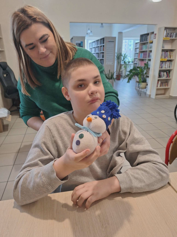 Zajęcia >>Bezpieczna zima<< dla uczniów SOSW