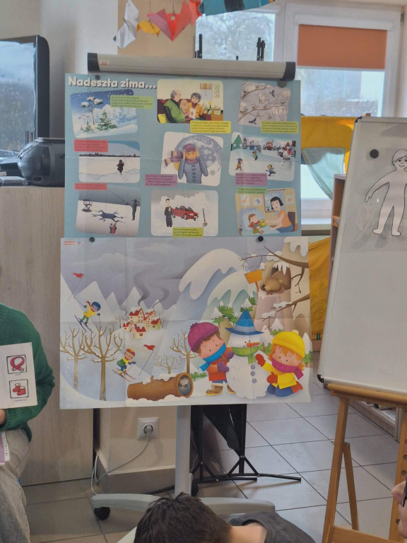 Zajęcia >>Bezpieczna zima<< dla uczniów SOSW