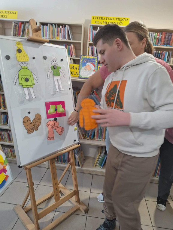 Zajęcia >>Bezpieczna zima<< dla uczniów SOSW